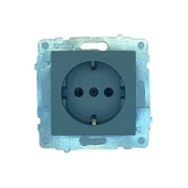 Ovivo Grano Füme Topraklı Priz Çerçevesizdir - 1