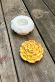 Lotus Çiçek 5 Silikon Mum Kalıbı - 1