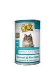 Quik Somonlu Karidesli Yetişkin Kedi Konservesi 415gr - 1