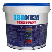 İsonem Street Paint Asfalt Ve Beton Zemin Boyası 18 Kg - 1