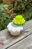 Lotus Çiçek 8 Silikon Mum Kalıbı - 2