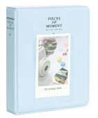 Fujifilm Instax Mini 12 10 Filmli Stand-PVC Albüm ve Simli Pleksi Kılıflı Mavi Fotoğraf Makinesi - 5