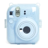 Fujifilm Instax Mini 12 10 Filmli Stand-PVC Albüm ve Simli Pleksi Kılıflı Mavi Fotoğraf Makinesi - 3
