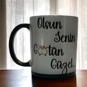 Sihirli kupa,renk değiştiren kupa,baskılı kupa,bardak,baskılı bardak - 2