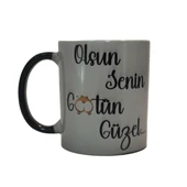 Sihirli kupa,renk değiştiren kupa,baskılı kupa,bardak,baskılı bardak - 1