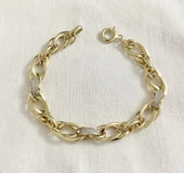 Taşlı Hallow Spor Altın Bileklik thumbnail 1