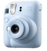 Fujifilm Instax Mini 12 10 Filmli Mini Albüm ve Deri Kılıflı Mavi Fotoğraf Makinesi - 3