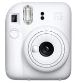 Fujifilm Instax Mini 12 20 Filmli Mini Albüm ve Deri Kılıflı Beyaz Fotoğraf Makinesi - 5