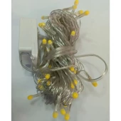 10 M 100 Led Damla Uçlu Led Işık Gün Işığı Şeffaf Kablo - 1