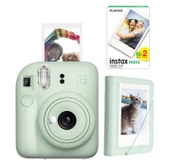 Fujifilm Instax mini 12 20'li Film ve Mini Albüm Setli Yeşil Fotoğraf Makinesi thumbnail 1