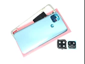 Oppo A15 Full kasa Arka Pil Batarya Kapağı MAVİ - 2