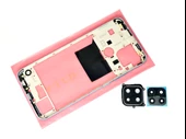Oppo A15 Full kasa Arka Pil Batarya Kapağı MAVİ - 3