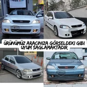 Opel Astra G 1998-2004 Uyumlu Üniversal Mercekli Angel Sis Farı Metal Su Geçirmez 76 mm Sarı Halkalı Gündüz Farı Angel Eyes 2 Adet - 3