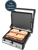 Kumtel Inox Tost ve Izgara Makinesi 2000W TTM-05 - 2