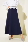 Bel Lastikli Basic Çan Etek Lacivert thumbnail 2