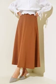 Bel Lastikli Basic Çan Etek Taba - 2