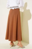 Bel Lastikli Basic Çan Etek Taba - 3