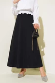 Bel Lastikli Basic Çan Etek Siyah - 2