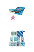 Çocuklar İçin 800+ Sticker Seti, Origami Kağıdı ve Not Defteri - Eğlenceli Çıkartma Kutusu - 7