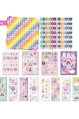 Çocuklar İçin 800+ Sticker Seti, Origami Kağıdı ve Not Defteri - Eğlenceli Çıkartma Kutusu - 11