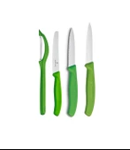 Victorinox Swiss Classic 4Lü Yeşil Soyacak ve Bıçak Seti - 1