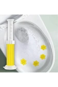 Wc Tuvalet Temizleme Jeli Klozet Jel Blok Koku Giderici Desenli Klozet Jeli Limon Sarı 1 Adet - 1
