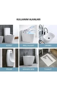 Wc Tuvalet Temizleme Jeli Klozet Jel Blok Koku Giderici Desenli Klozet Jeli Limon Sarı 1 Adet - 5