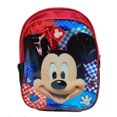 Mickey Mouse Temalı Parlak Kapaklı Anaokulu Sırt Çantası - 2
