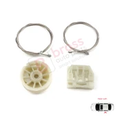 Rover 75 RJ MG ZT Brilliance B8 1998-2005 4/5 Kapı CVH101310 İçin Elektrikli Arka Sol Cam Kriko Seti thumbnail 1