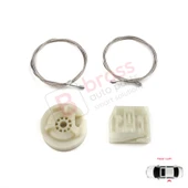 Rover 75 RJ MG ZT Brilliance B8 1998-2005 4/5 Kapı CVH101310 İçin Elektrikli Arka Sol Cam Kriko Seti thumbnail 2