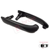 Renault Kangoo MK2 Citan W415 NV250 2007-2021 İçin Ön İç Kapı Çekme Kolçak Tutamak Takımı Siyah thumbnail 4