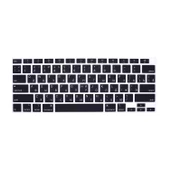 Rusça Klavye Koruyucu Macbook Air M1 13 inç 2020 (TouchID'li Air) A2337 A2179 US Enter ile Uyumlu - 1
