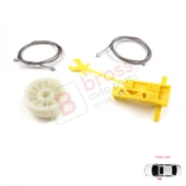 Renault Trafic MK2 Vivaro Primastar 2001-2015 7700311820 İçin Elektrikli Ön Sol Cam Kriko Tamir Seti thumbnail 3