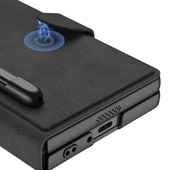 Galaxy Z Fold 6 Kılıf Kamera Korumalı Kadife Tasarımlı Redclick Kıpta Kalemli Fest Kapak thumbnail 8