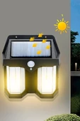 Dış Mekan için Güneş Enerjili Duvar Lambası Su Geçirmez hereket sensörlü - 2