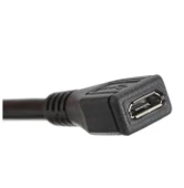 Micro Usb Dişi - Erkek Uzatma Kablosu 27cm - 3