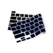 Rusça Klavye Koruyucu Macbook Pro M1-M2 13 inç 2019/2022 (Touchbarlı) A2251 A2289 A2338 A2141 US Enter ile Uyumlu - 5