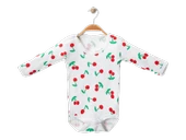 Kiraz Baskılı Çıtçıtlı Atlet Badi - 1