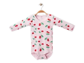 Kiraz Baskılı Çıtçıtlı Atlet Badi - 1