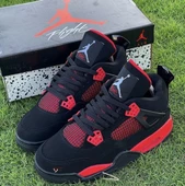 Nıke Air Jordan 4 Retro Red Thunder - 4