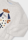 Mayoral Kız Çocuk İşlemeli Sweatshirt - 3