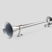 AEMPART HAVALI KORNA TEK BORULU MARİNE YUVARLAK GEMİ KORNASI thumbnail 2