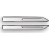 UNC Renault Megane 4 Çamurluk Kromu 2016-2020 Paslanmaz Çelik thumbnail 1