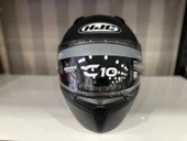 HJC C10 Mat Siyah Kapalı Motosiklet Kaskı - 3