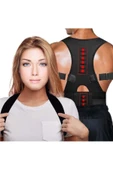 Kamburluk Önleyici Manyetik Spor Dik Duruş Korsesi Bel Omuz Sırt Kemeri Aparatı thumbnail 3