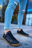 CH191 CKT Side Buckle Erkek Ayakkabı SIYAH thumbnail 1