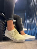 Fitilli Desenli Günlük Ayakkabı 076 Beyaz thumbnail 1