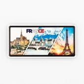 Fransa Temalı Plaka Magnet thumbnail 1