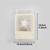 Masa Üstü Fan Şarjlı Üç Kademeli Yüksek Kapasite thumbnail 2