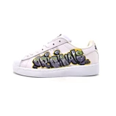 Adidas Super Star Grafiti Baskılı Özel Seri Kadın Spor Ayakkabı - 1